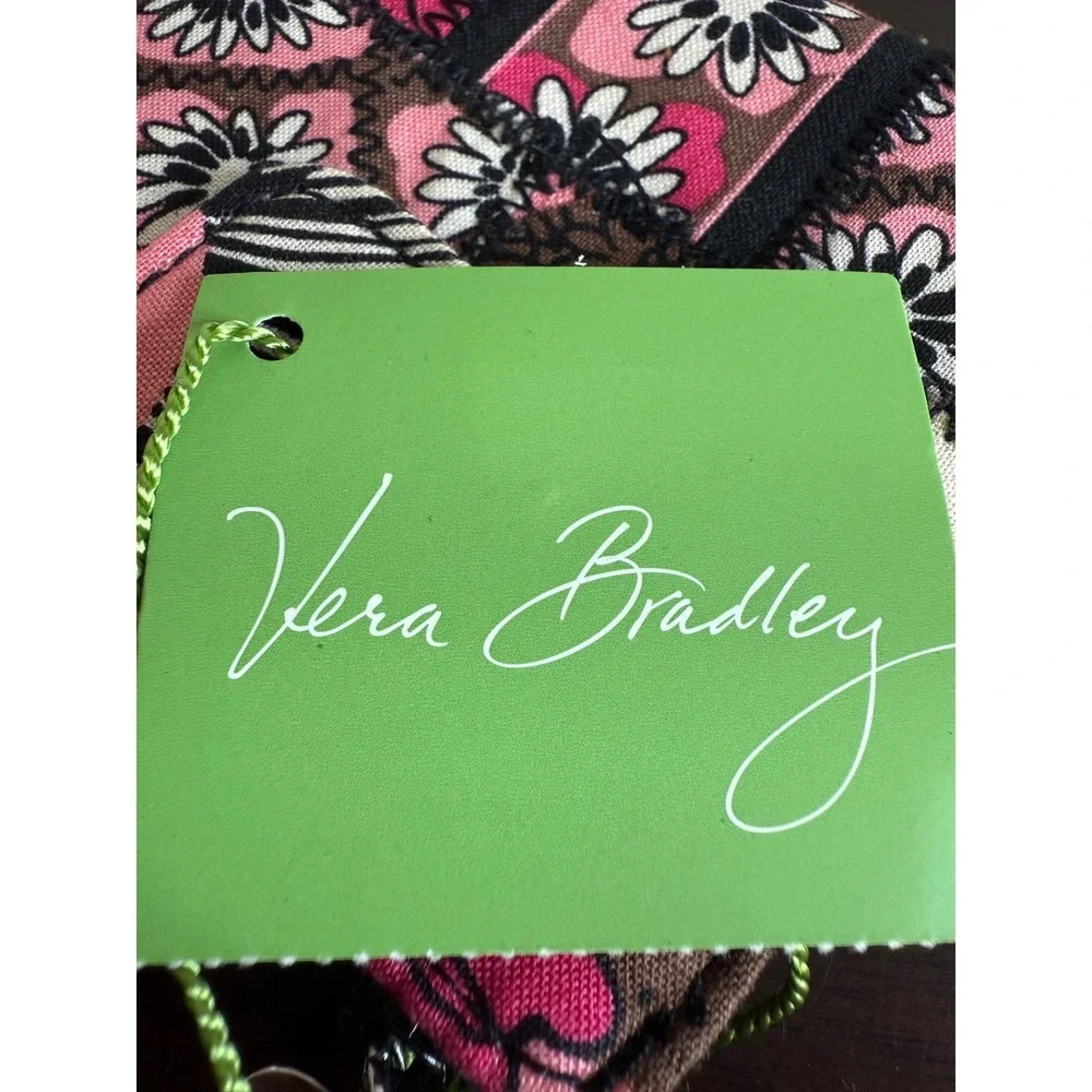 Vera Bradley Wallet‎ Women's Card & Coin Mocha Rouge Floral NWT - Picture 3 of 12